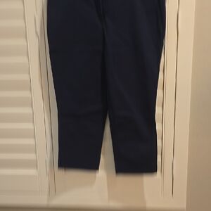 Women's Navy Cropped Pants